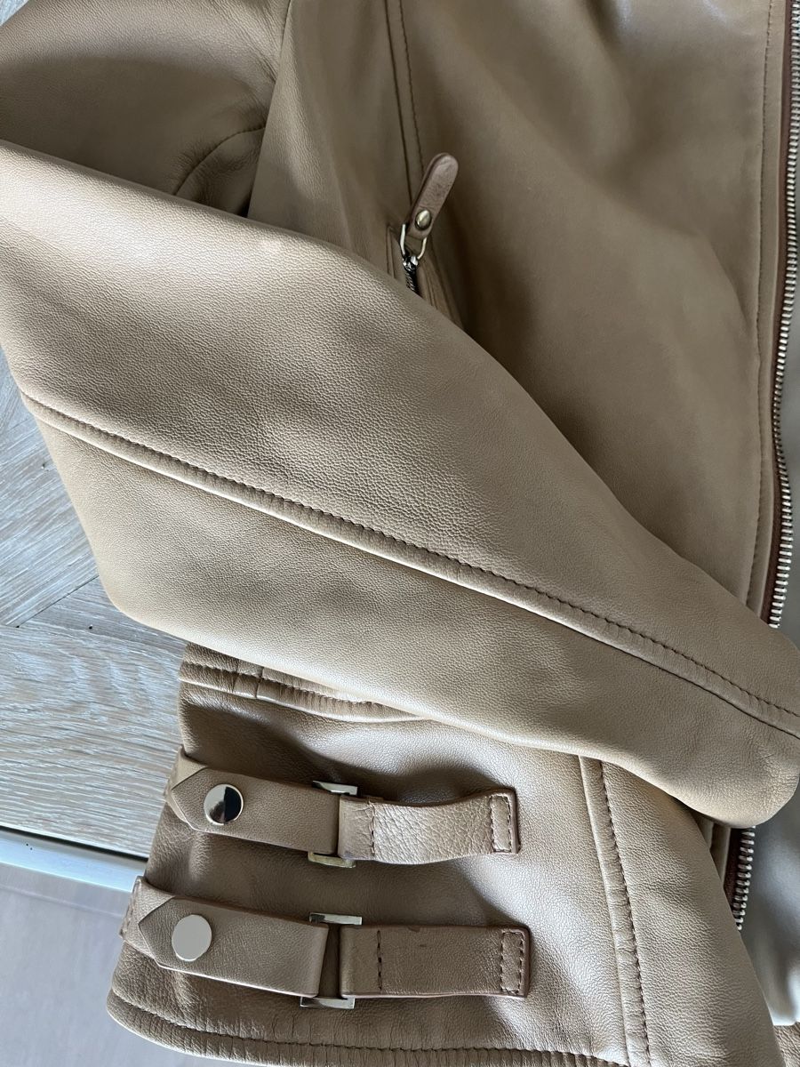 Massimo Dutti Giacche: Massimo Dutti Lederjacke XS Beige✨ – Usato da Pfäffikon SZ venduto da humming-bird 7