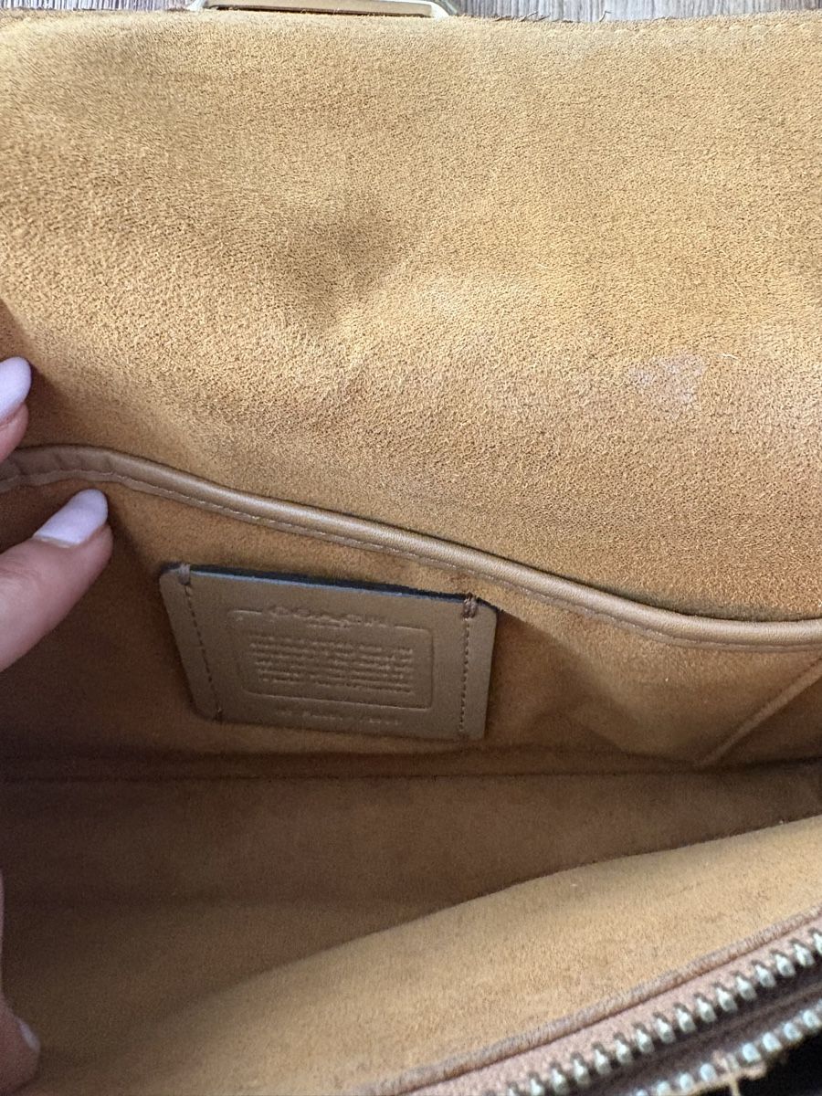 Coach Borse da donna: Coach Tabby Shoulder Bag beige Leather Gold Hardware – Usato da Dänikon ZH venduto da Annikaberg 3