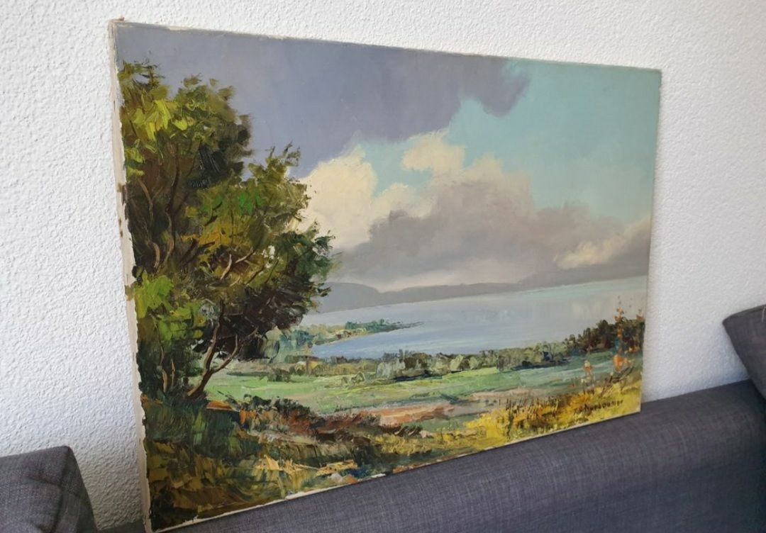 Gemälde: Landschaft, Öl. Autor unbekannt. – Gebraucht aus Bern von ell_zz8b 1