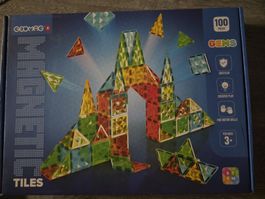 Jeu construction magnétique GEOMAG GEMS 100 pièces