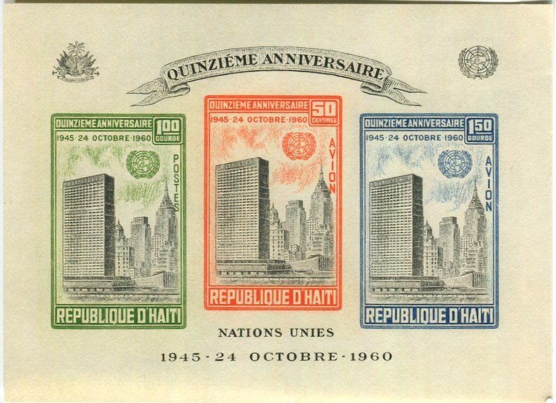 Tous les timbres: Block "UNO". Haiti – Neuf avec emballage d'origine à Basel par Butsch5