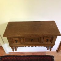 Holzkonsole Vintage mit 3 Schubladen