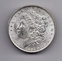 (927) USA, 1 Dollar, 1897, top stgl
