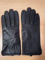 H&M (M 8,5) /NP45CHF Handschuhe Leder Schwarz