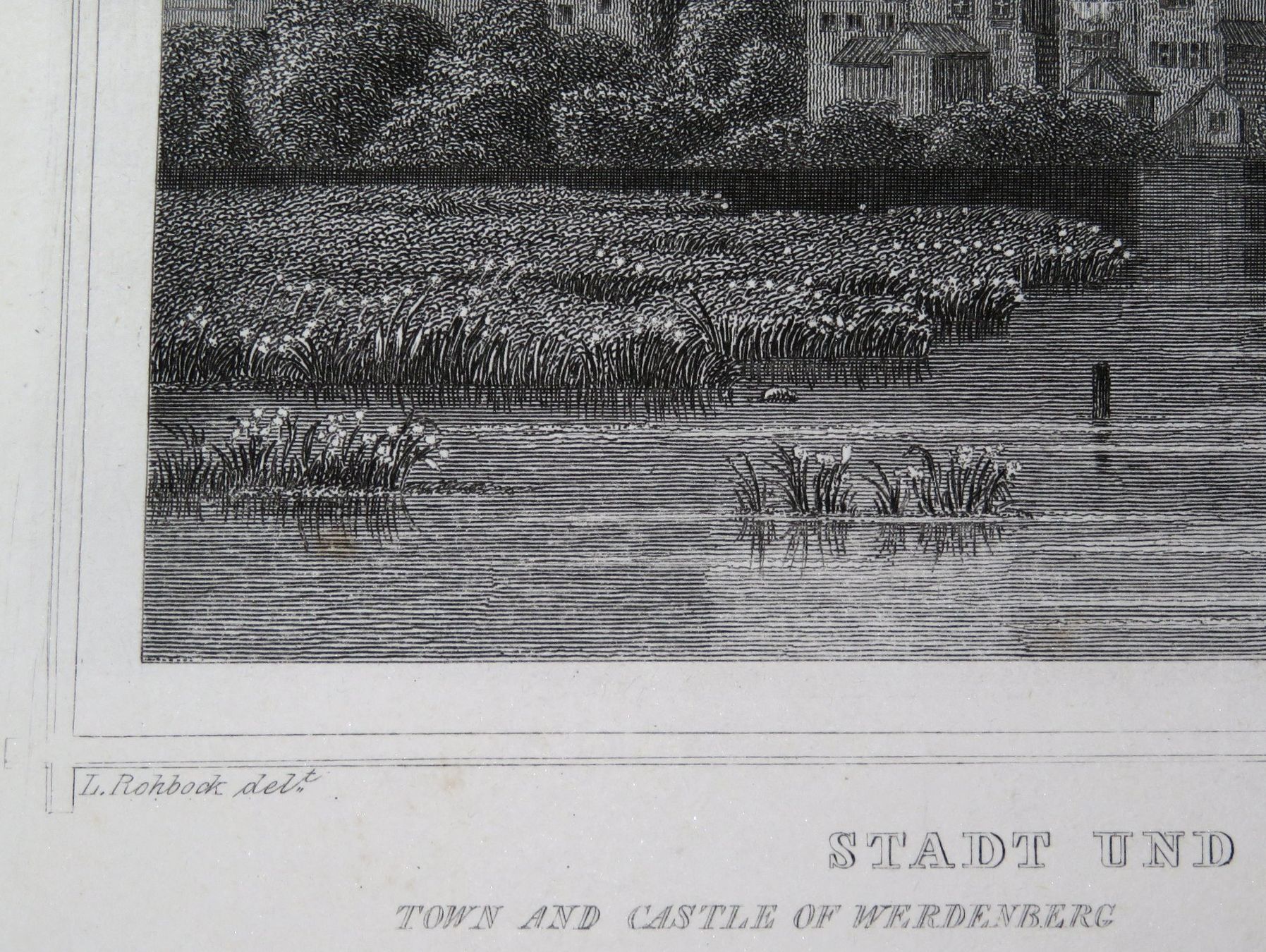 Stiche: Stahlstich Schloss Werdenberg SG, 1865 – Gebraucht aus Oberriet SG von Manick 5