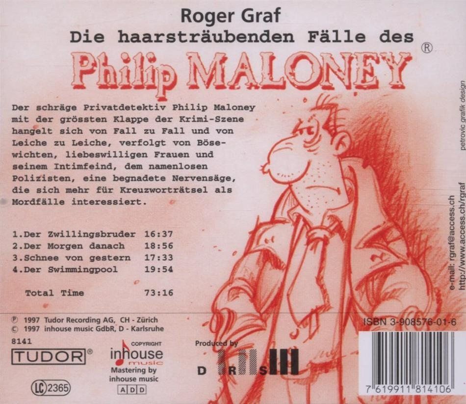 Audiolibri: Maloney Philip - Vol. 1 - Vergriffen - b – Usato da Brittnau venduto da Zibu 1
