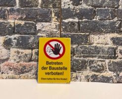 Schild Betreten verboten 1:14