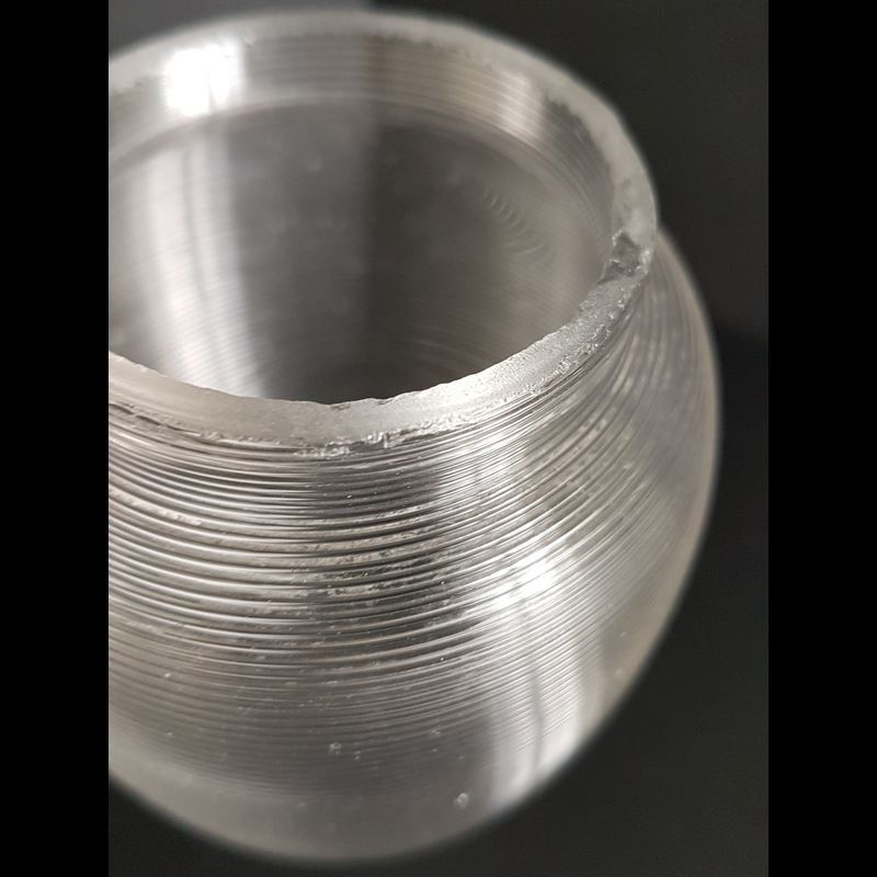 Vasen & Gefässe: Antike Löffelvase Drahtglas um 1920 – Gebraucht aus Kaltbrunn von Lexus3 4