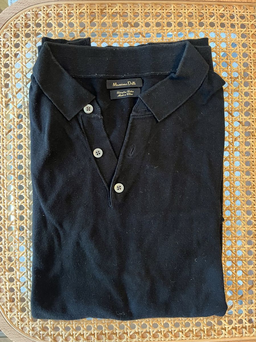 Massimo Dutti Polos: Poloshirt, schwarz, Gr. M, Massimo Dutti – D'occasion à St. Gallen par Gloom22 3