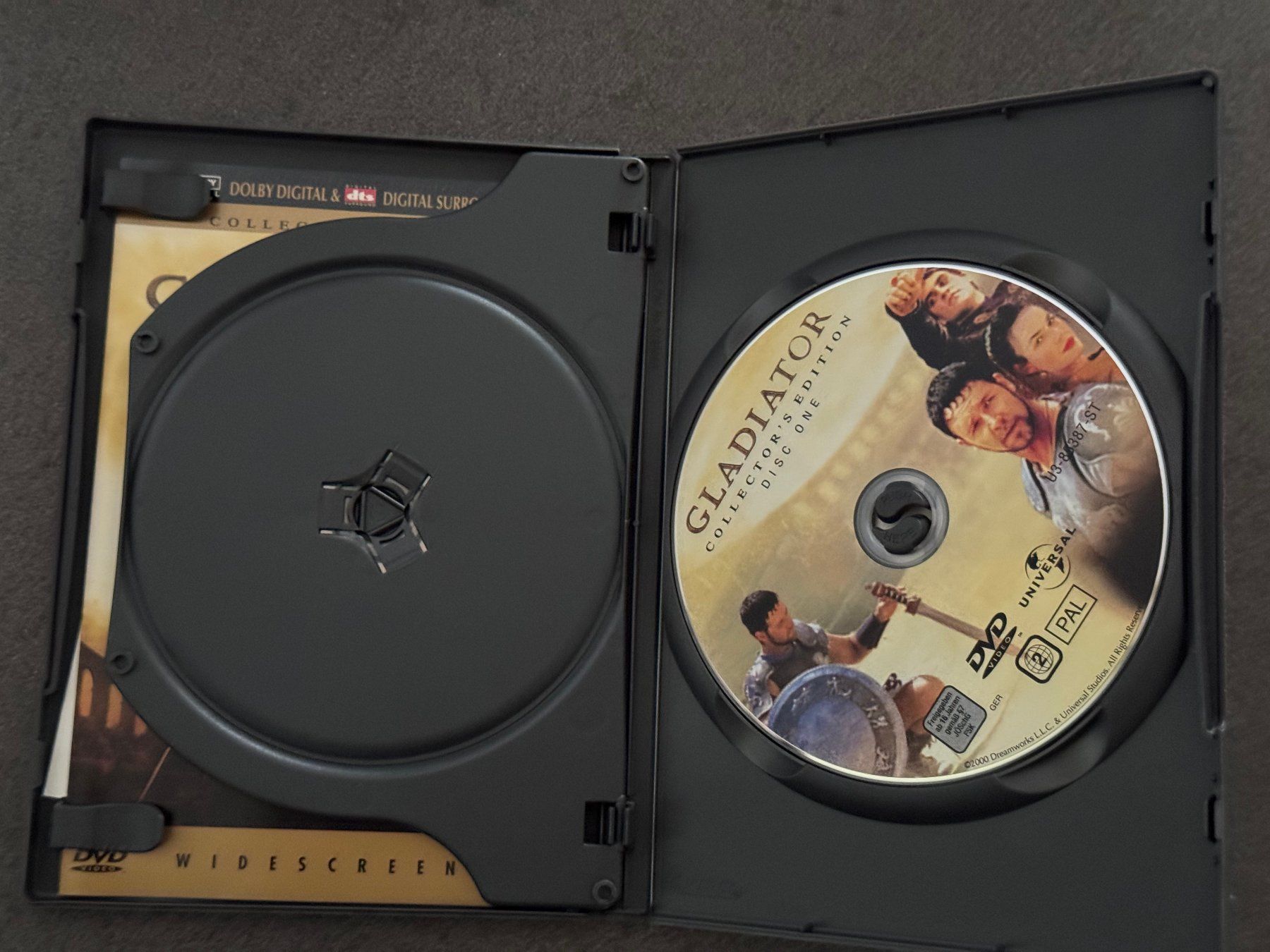 Tutti i DVDs: GLADIATOR " DVD's DE/EN Russel Crowe widescreen – Usato da Fribourg venduto da tschjoly 5