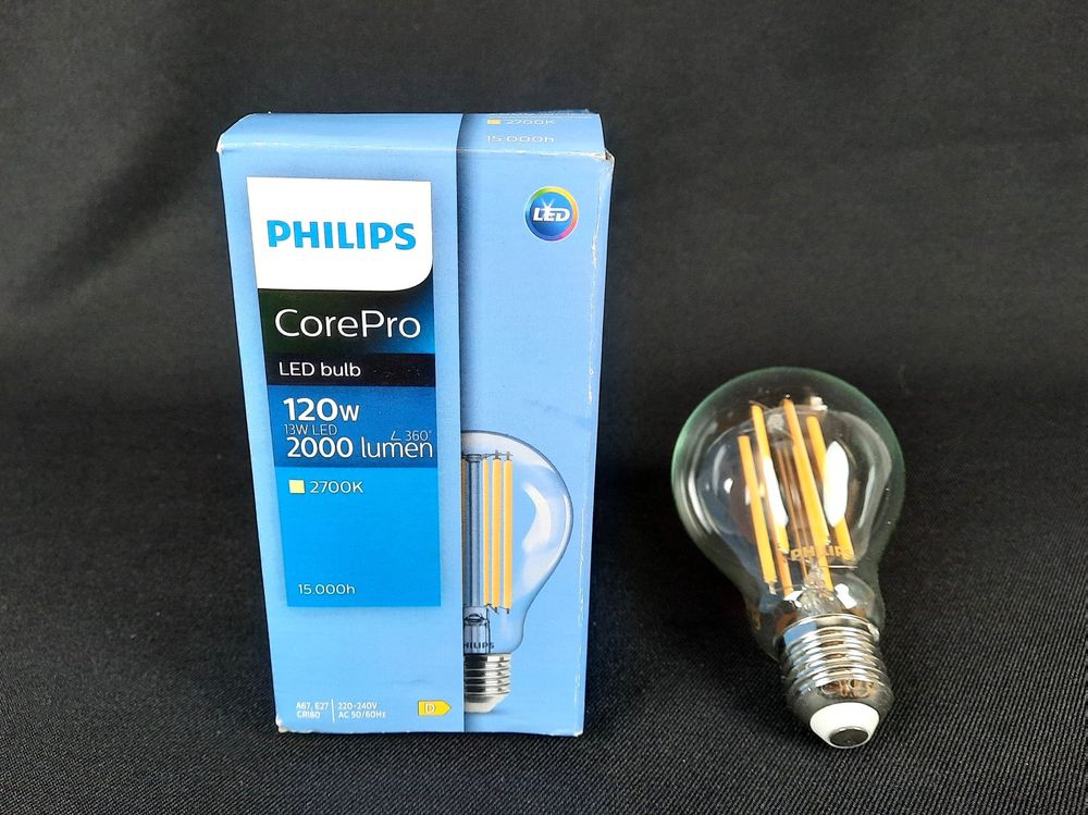 Philips CorePro E27 LED 5W 3000K Ra90+ - Ersetzt 40W