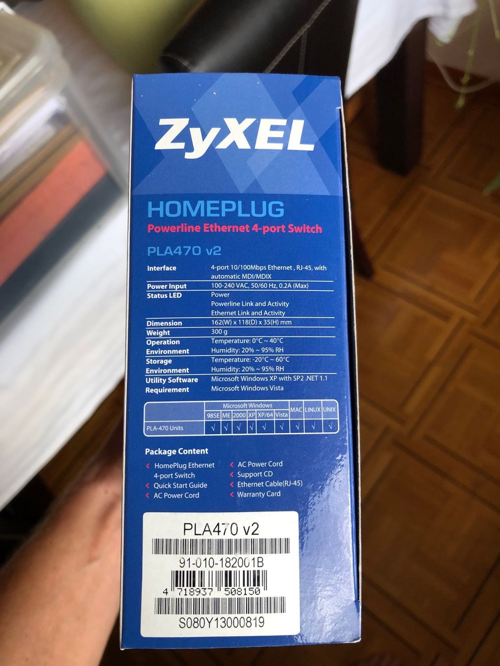 Zyxel Laufwerke & Adapter: ZyXEL Powerline Ethernet 4-port Switch (CPL) – Neu und originalverpackt aus Préverenges von groli_mur 5
