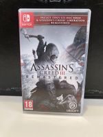 Assassin's Creed III Remastered Switch avec cartouche de jeu