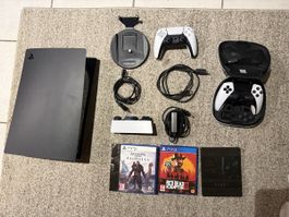 Sony PlayStation 5 Konsole mit DualSense Edge + Zubehör
