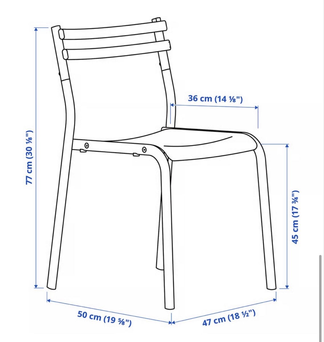 Ikea Stühle: 2x IKEA Genesön Metallstühle – Neu und originalverpackt aus Zürich von potzblizzz 3