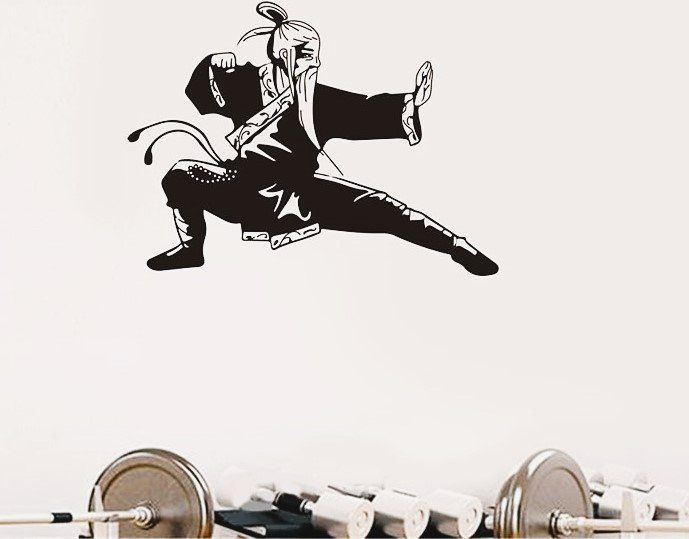 🥋👴Kraftvoller Wandaufkleber: Old Kung Fu Warrior Master💫 (Neu und ...