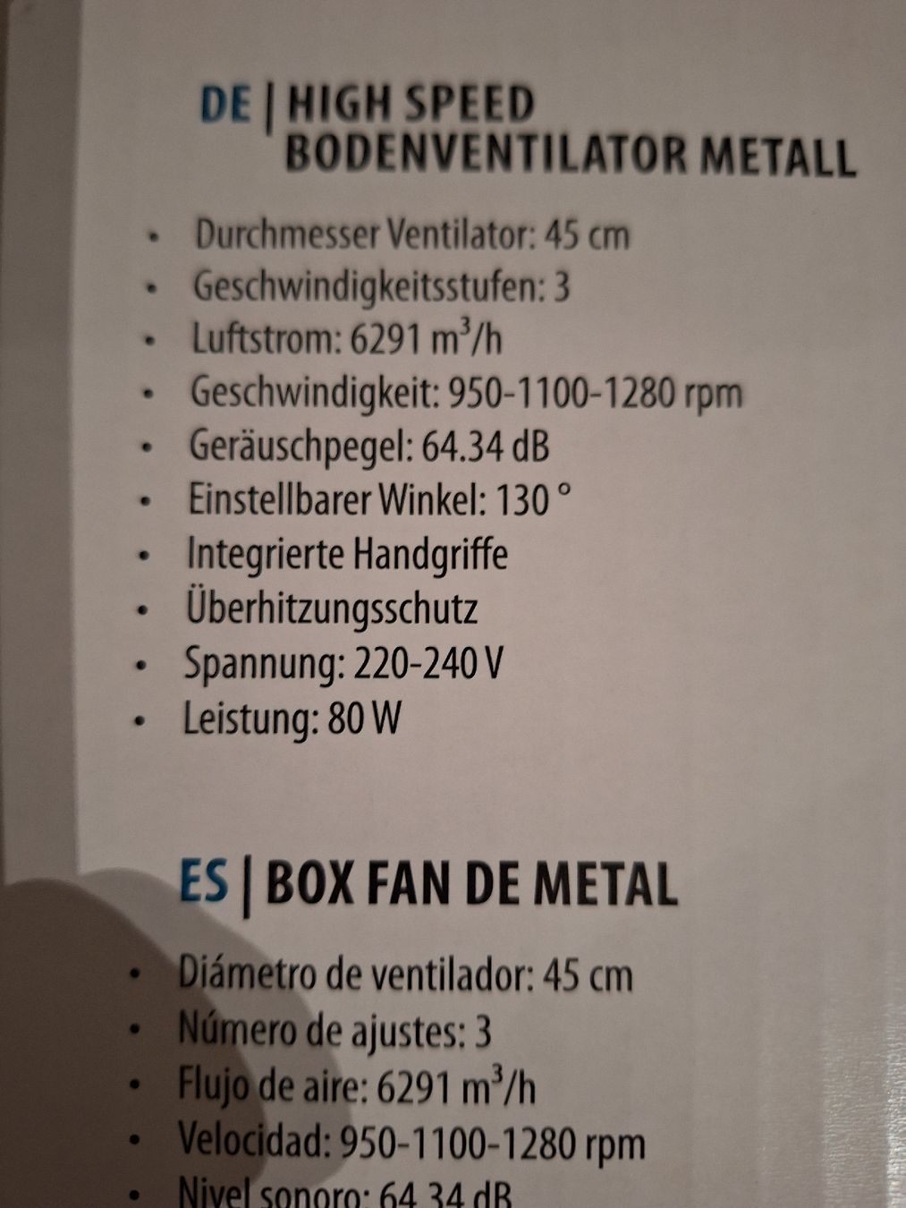 Ventilatori: Ventilator – Nuovo (secondo la descrizione) da Wangen ZH venduto da Kurvepuur 4