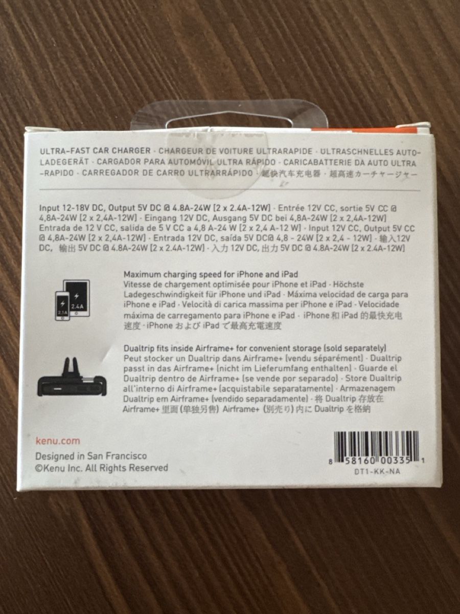 Caricabatterie: Auto Ladegerät - Neuwertiges Kenu Dualtrip – Nuovo (secondo la descrizione) da Winterthur venduto da Noelioo 1