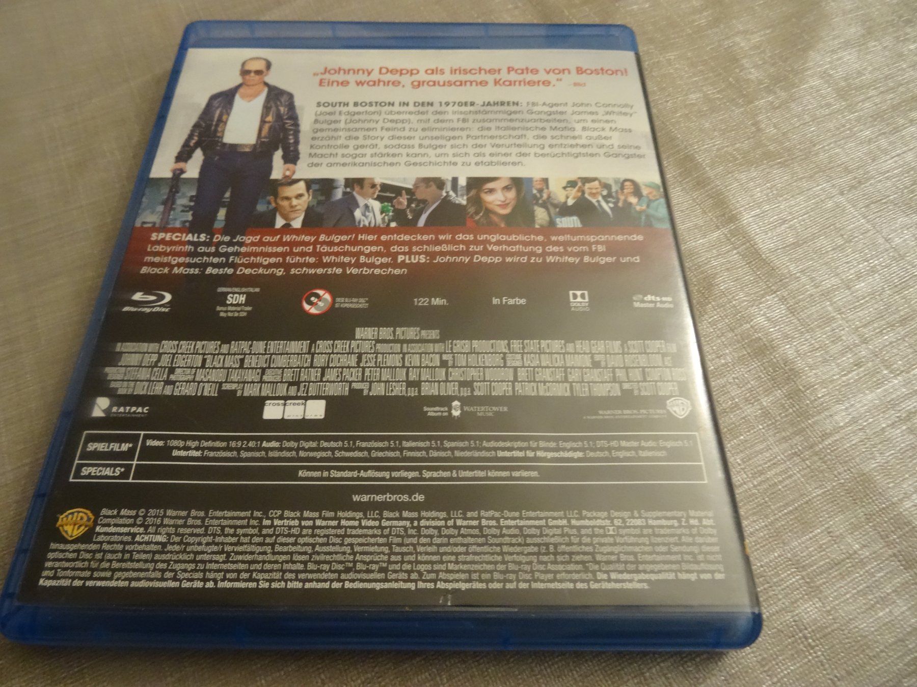 Tutti i DVDs: Black Mass - Blu-ray – Usato da Olten venduto da Disc-Verkauf 2