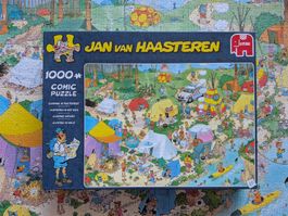 Jumbo Puzzle 1000 Jan van Haasteren Camping im Wald 