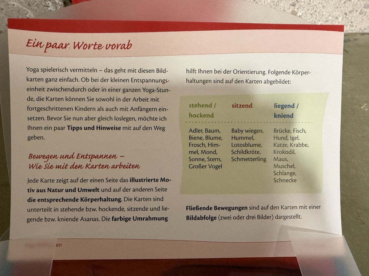 Livres: Kinder Yoga inkl Lernkarten Set – D'occasion à Birmenstorf AG par Pat_roll 3