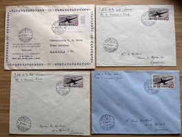 1944 4x Lettres Jubilé F40 