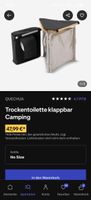 Trockentoilette klappbar Decathlon neu 