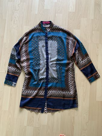 Seidenbluse Tunika Style Gr. M/L, Top Zustand, Neu