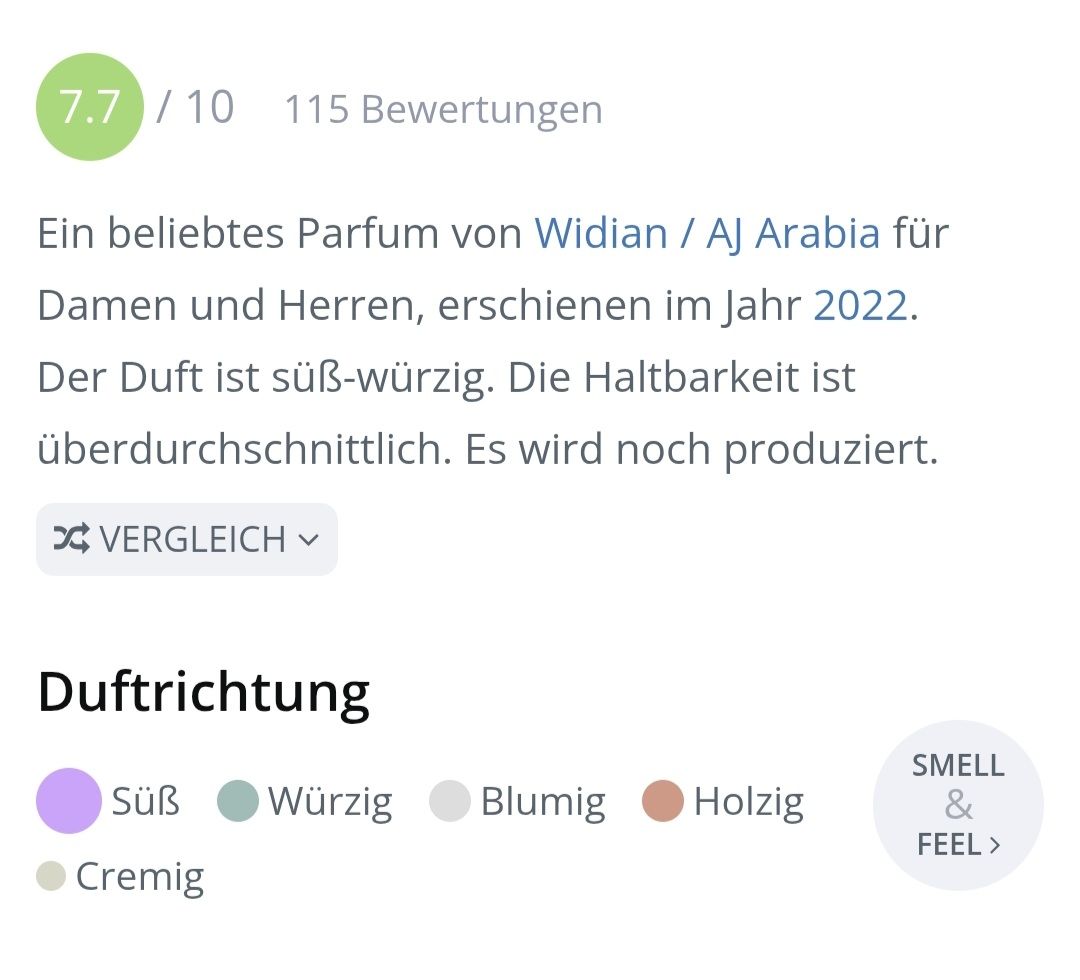 Widian Parfum & Eau de Toilette: 2 ml BANIYAS WIDIAN EXTRAIT ABFÜLLUNG – Neu (gemäss Beschreibung) aus St. Gallen von CaliSunshine 3