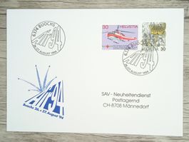 TR17 Enveloppe + Timbre Suisse 1994