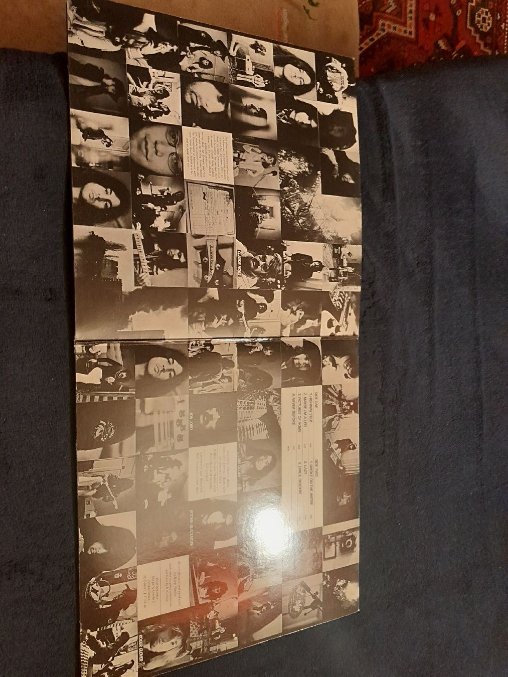 Schallplatten: Deep Purple Machine Head LP RE + orig.songtextposter – Gebraucht aus oekingen von  1