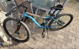 Mountainbike Spirit blau vollgefedert guter Zustand