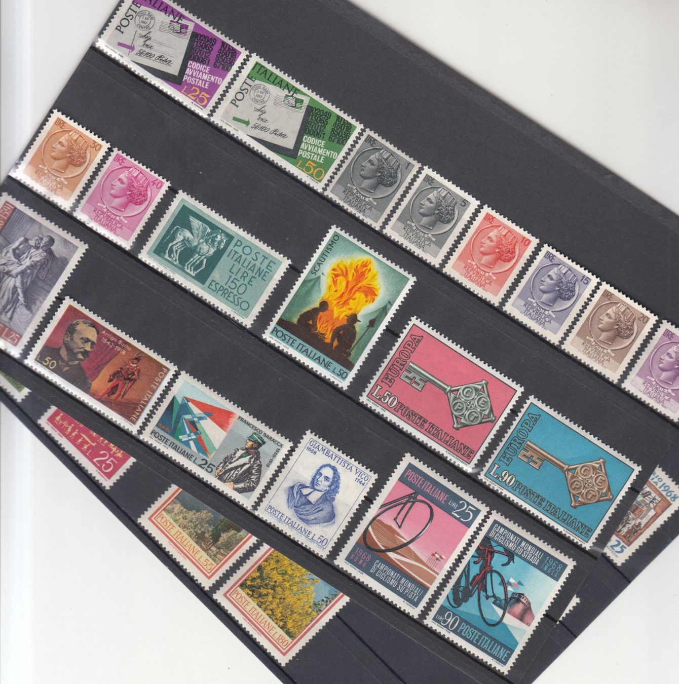Alle Briefmarken: Italien 1968 postfrisch – Gebraucht aus Bürglen TG von StampGraf