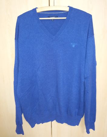 Gant Herren Feinstrickpullover 3XL (eher XXL) blau
