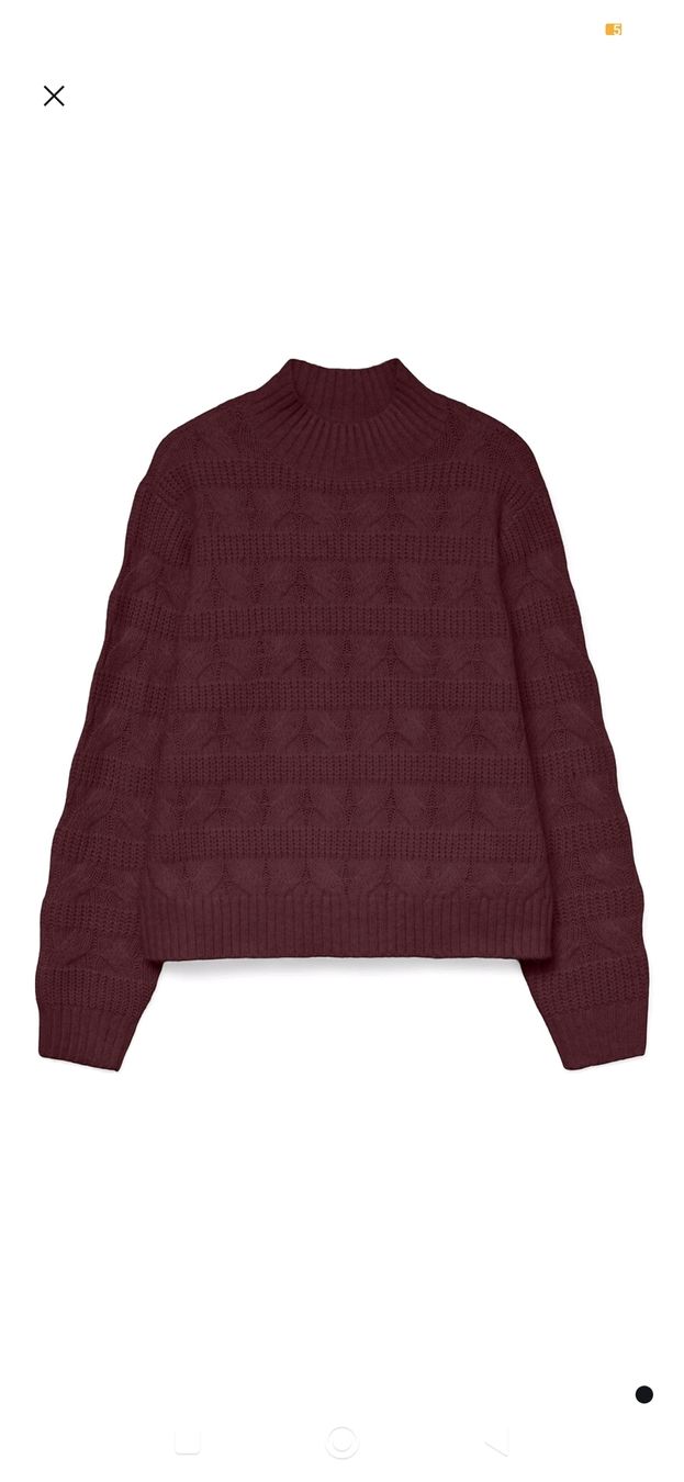 Maglioni & Felpe: Vero Moda Pullover rot bordeaux, Grösse S, Neuwertig! – Nuovo (secondo la descrizione) da Schliern b. Köniz venduto da Pecannut
