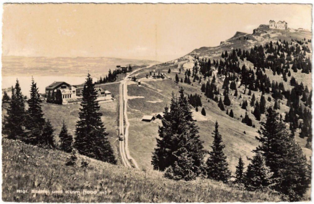 Ansichtskarten: Rigi - Skilift Staffel – Gebraucht aus Binningen von Mountainrider
