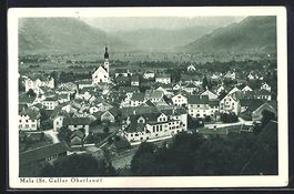 Mels /St. Galler Oberland, Totalansicht 