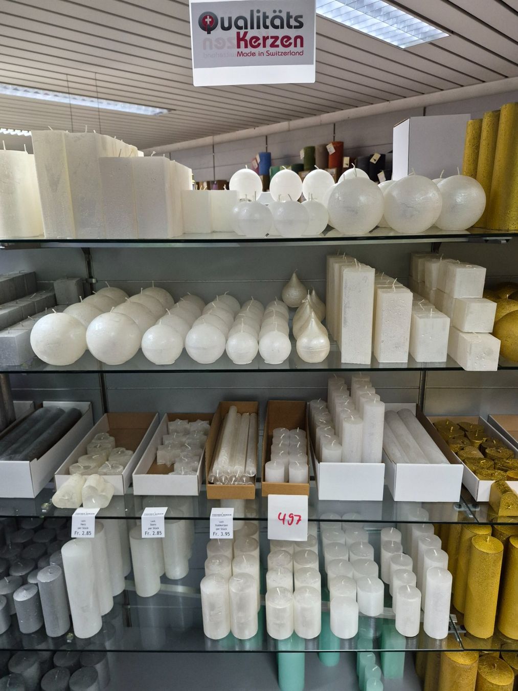 Candele: 497 Posten Kerzen aus Liquidation – Nuovo (secondo la descrizione) da Derendingen venduto da Meisterstuecke
