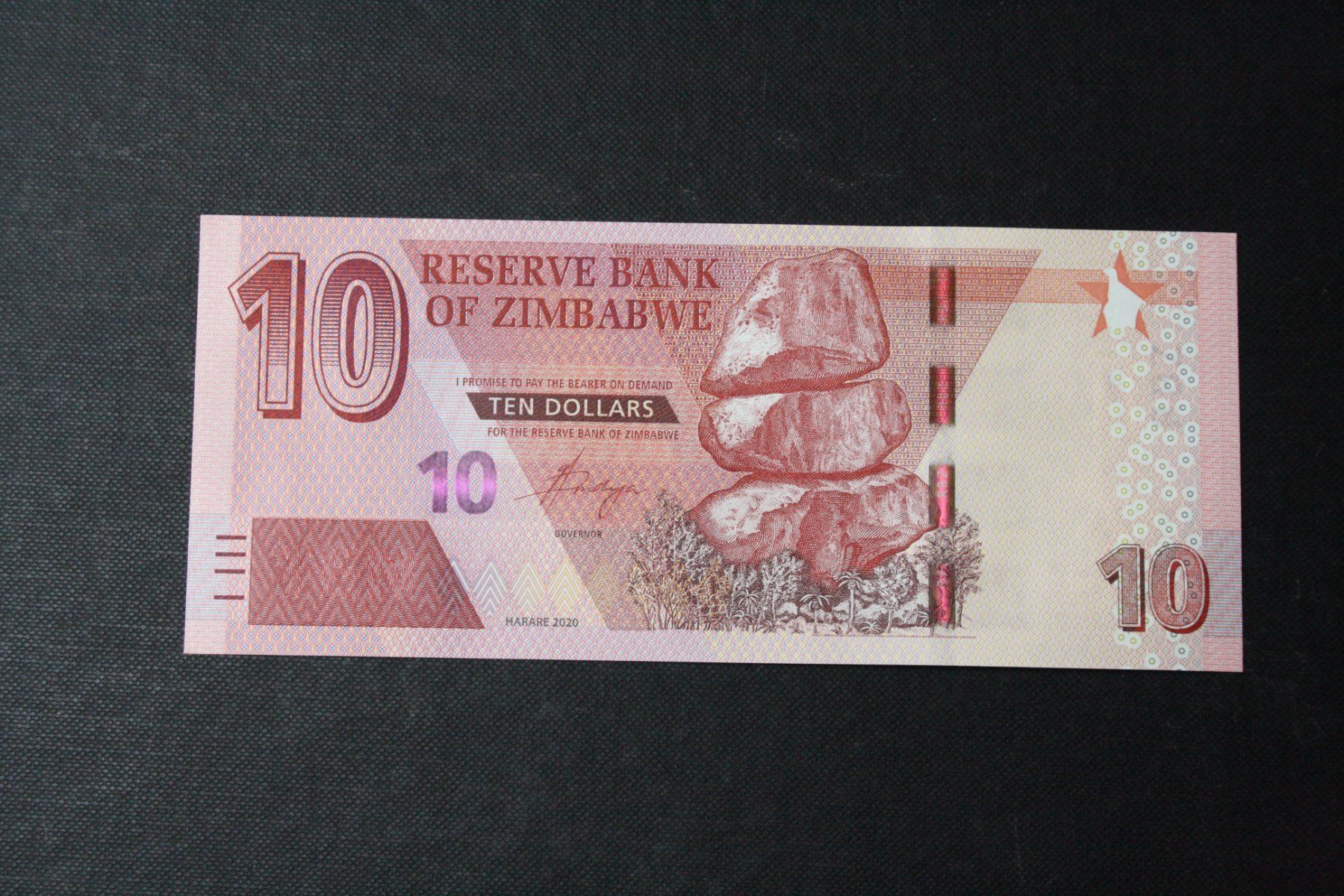 Banconote: UNC Zimbabwe 10 dollars 2020 – Nuovo (secondo la descrizione) da Cormondrèche venduto da Hermes.monnaies 1