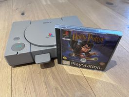 Original Sony PlayStation 1 – inkl. Harry Potter + Zubehör