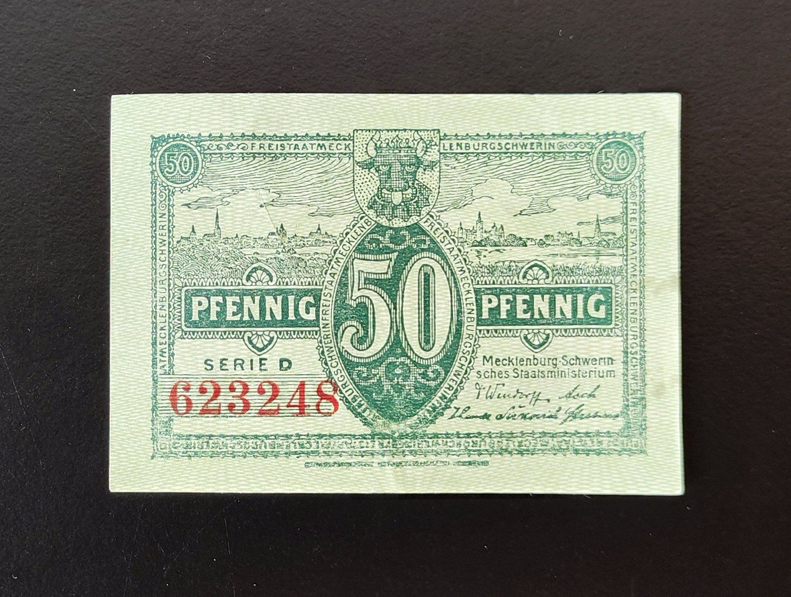 Banconote: Meklenburg-Schwerin Notgeldschein 1922 – Usato da Lenzburg venduto da Dani_Lenzburg