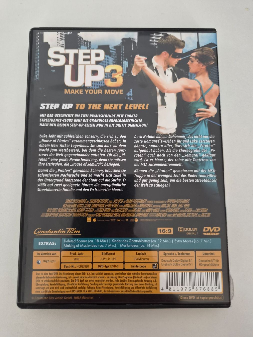 Tous les DVDs: DVD "Step Up 3 - Make your Move" (2010) – D'occasion à Diegten par herala 1