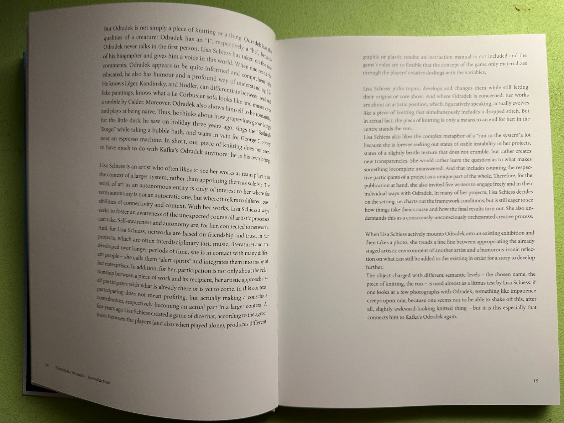 Libri: Lisa Schiess: Odradek oder Die Laufmasche im System. d/e – Usato da Zürich venduto da allp 2
