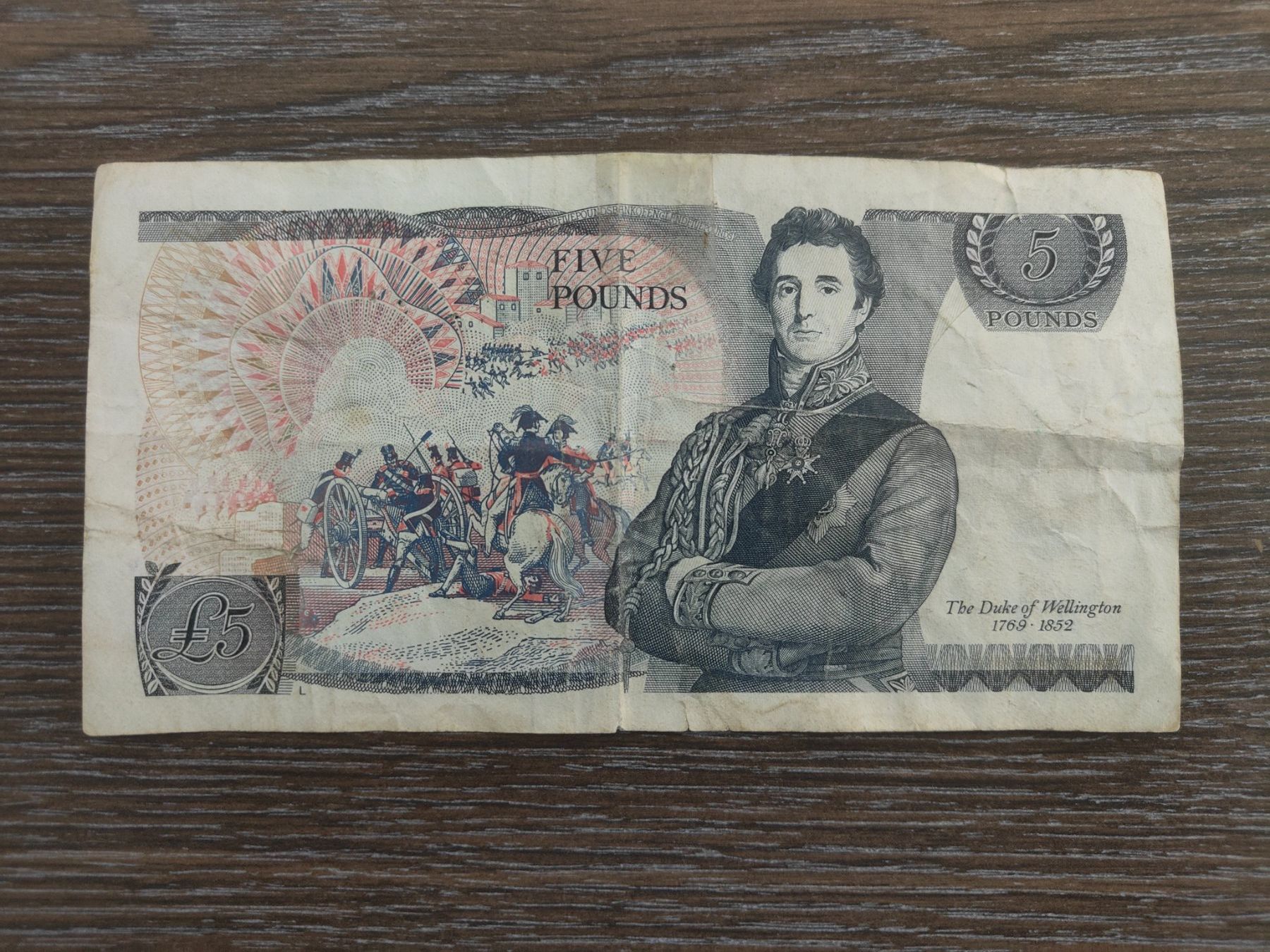 Banknoten: England 5 Pfund 1980 !!!!!! – Gebraucht aus Flaach von Lonzo99 1