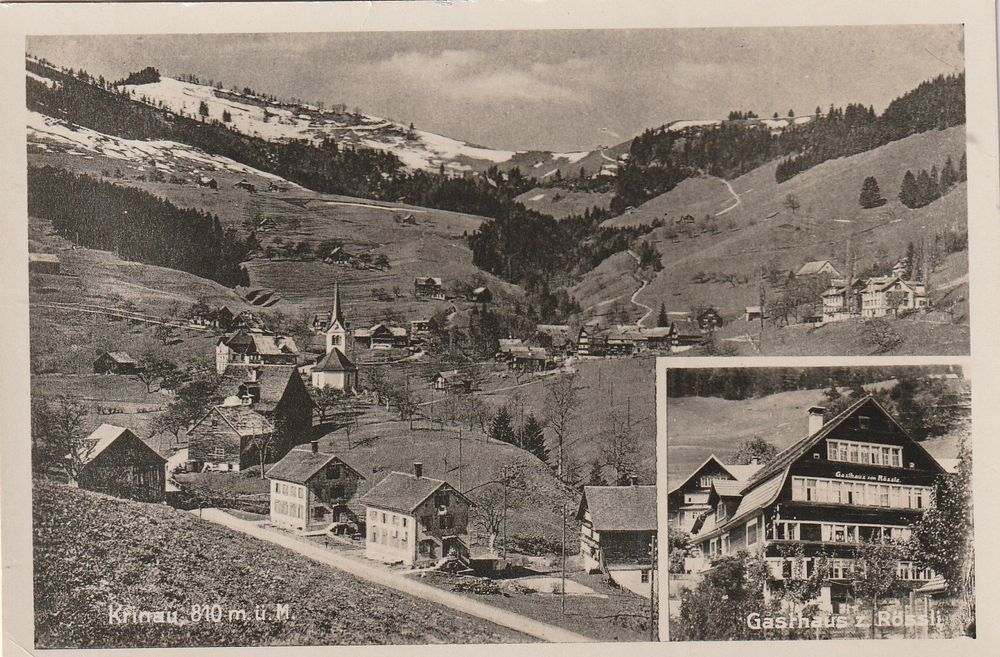 Ak Krinau Mit Gasthaus Zum Rössli 50 Jahre Kaufen Auf Ricardo