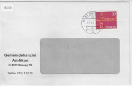 8531 Bisseg TG 22.10.1971 Ortsstempel