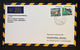 LUFTHANSA -STRECKENERÖFFNUNG LH 737