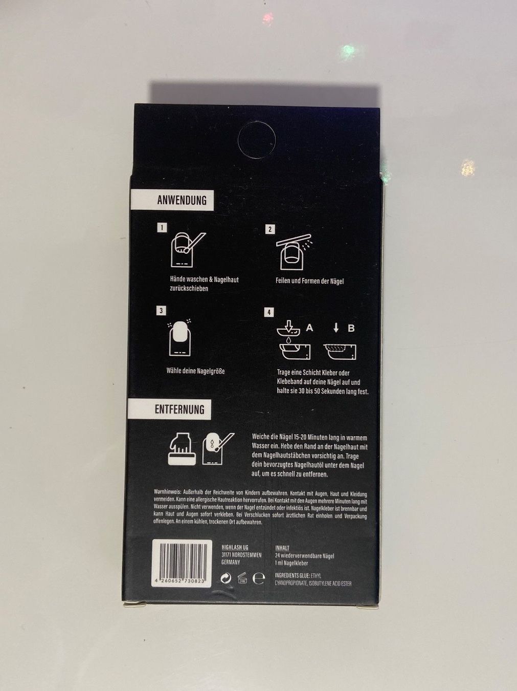 Unghie finte: HighLash Press On Nails - Weiss – Nuovo e nell'imballaggio originale da Zürich venduto da dedasiba 1