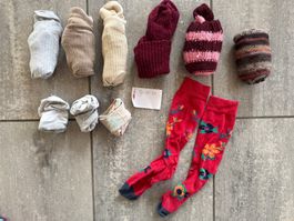 10 Paar Mädchen Socken & Kniestrümpfe Gr. 35–38