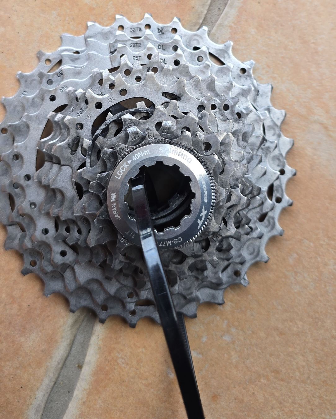 Shimano Ersatzteile: Shimano XT CS-M771 Kassette - Zuverlässige – Gebraucht aus Reinach BL von NadineBurger
